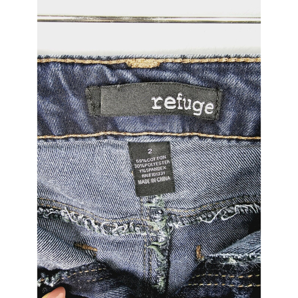 Refuge Women's Size 2 Skinny Ankle Mid Rise Dark Wash Stretch Jeans - Picture 7 of 7
